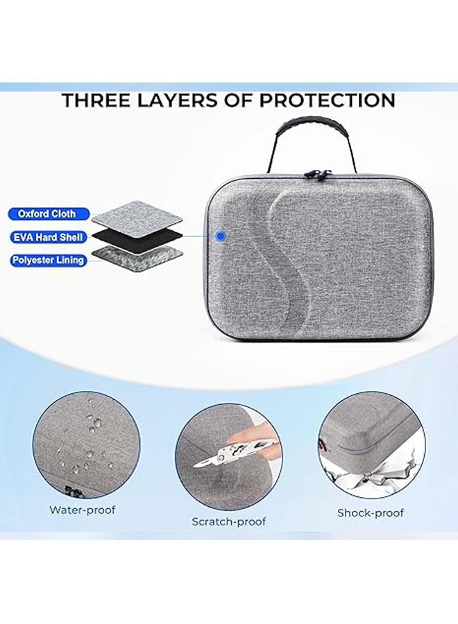 Meta Quest 3 Large Carrying Case, Travel Hard Shell Compatible with Battery Headband, Controllers, and Other Accessories, Superior Protection for Hard Shell and Oculus - Image 4