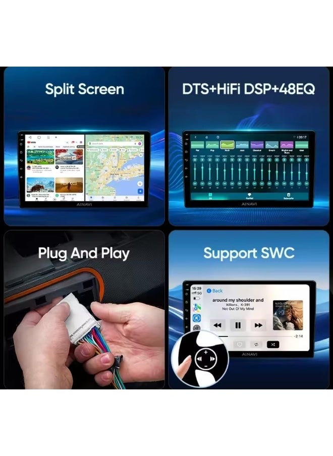 فيريكس شاشة ستيريو سيارة أندرويد لبيجو 2008 208 متوافقة 2012-2018 مع Apple Carplay Android Auto لاسلكية WiFi DSP FM AM BT واجهة سريعة 2 جيجابايت 32 جيجابايت 4 CORE  - Image 3