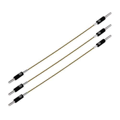 Mivi MI&VI Titanium Alloy Violin Tail Gut — Tailgut for Violins, Wire Adjuster, Strand Connectors (Violin 3/4-4/4 (3pack)) - Image 5