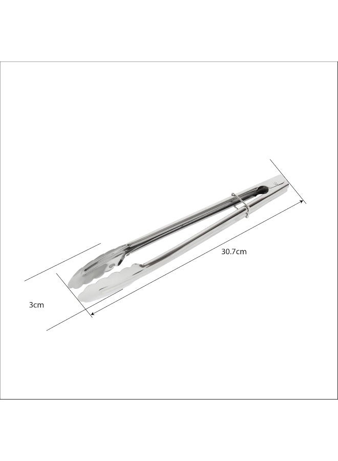 Fresh Choice Stainless Steel Tongs 12” (30.5cm) - Image 2