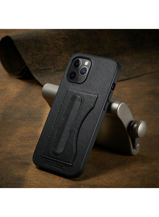 Zaboon Case For iPhone 12 Pro Max Fierre Shann Full Coverage Protective Leather Case with Holder & Card Slot - Image 2