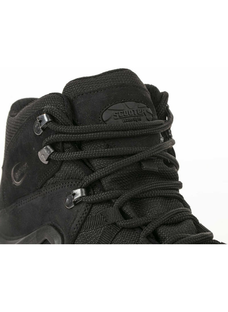 Scooter  P1492NS Leather Waterproof Tactical Black Men's Boots  - Image 4