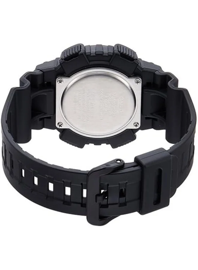 CASIO Men Black Dial Resin Band Watch aeq-110bw-9a