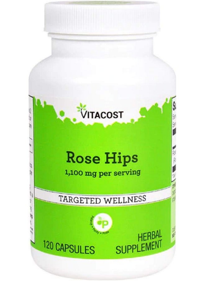 Vitacost Brand - Vitacost Rose Hips 1100 Mg Per Serving 120 Capsules - Image 1