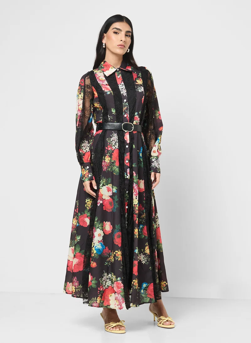 ELLA Floral Print Dress