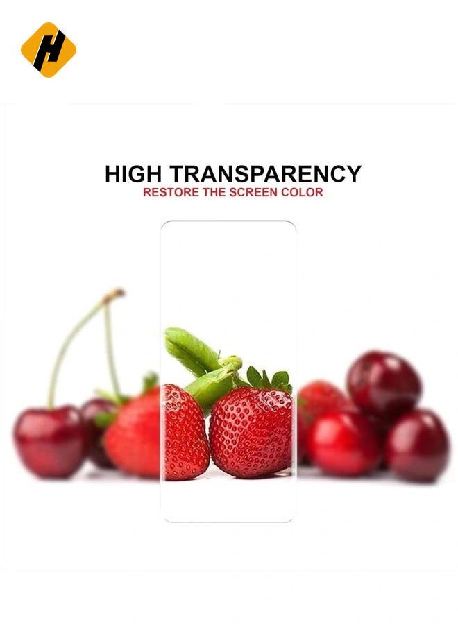 Tempered Glass for OnePlus 12R 5G UV Screen Protector Full Glue Edge-to-edge 3D Curved Tempered Glass Fingerprint Compatible Anti Scratch 9H hardness for OnePlus 12R 5G