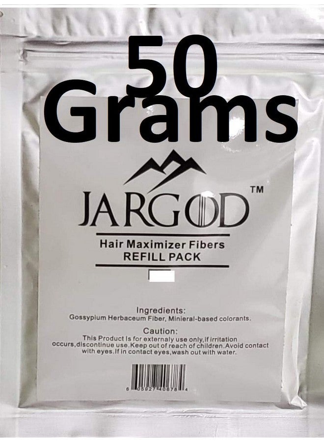 JARGOD Uilding Fibers (Dark Brown) 50 Grams Jargod Refill Your Existing Fiber Bottle Hair Loss Concealer For Thinning Hair - Image 2