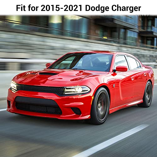 Hoolcar Gear Shift Storage Trim Center Console Organizer Panel Cover Interior Accessories for 2015-2021 Dodge Charger, Carbon Fiber - Image 5