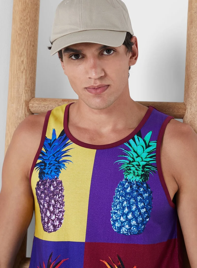 Koovs Koovs Resort Print Vest