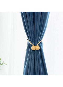 Generic Magnetic Curtain Strips, 1 Pair, No Drilling or Installation - Decorative Curtain Tie Rope (Yellow)  - Image 4
