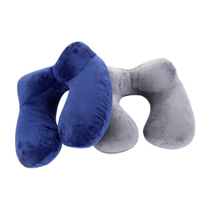 Inflatable U-Shaped Pillow Cute Neck Pillow Outdoor Neck Pillow Nap Pillow Travel Pillow Nap Pillow - Image 2