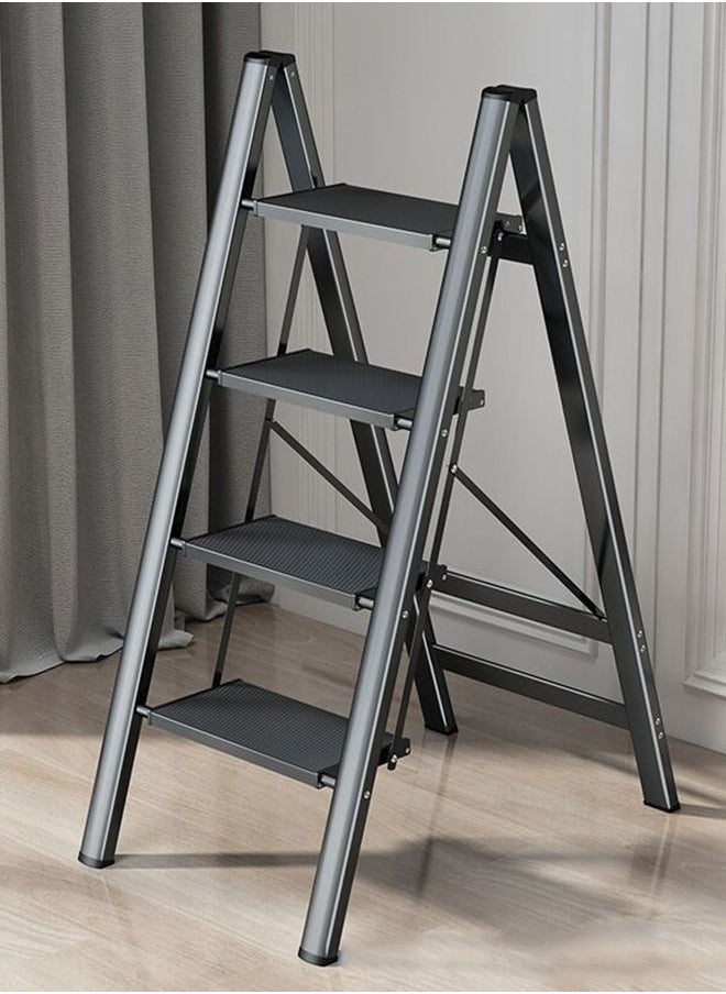 Power Industrial Home Ladder Aluminum Folding Step Rack Stool Wide Anti-Slip Pedals Lightweight Portable Home and Office Black 4 Steps - pzsku/ZB5B7E1EFB52D3D72B3A0Z/45/_/1666162941/c015de51-e156-40b3-a8d7-fd292d541da4