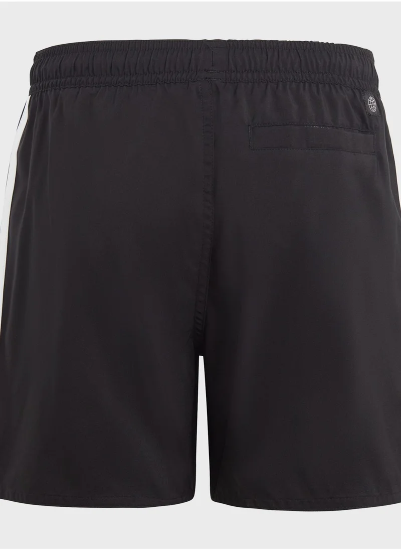 Adidas Kids 3 Stripes Swimshorts