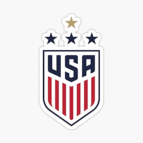 decal Pack of 6 2 Inch Sticker Set USWNT US Womens National Soccer Team Sticker Journaling Scrapbooking Diary Planner Album Notebook Card Laptop Waterbottle DIY Arts and Crafts