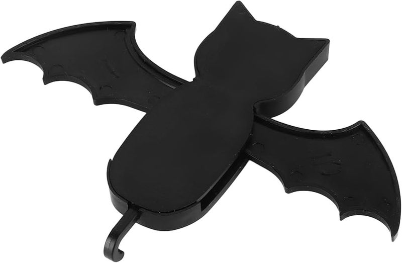 Black Bat Shaped Wall Mounted Key Holder Expandable Self Adhesive Key Hanger Organizer - Image 4