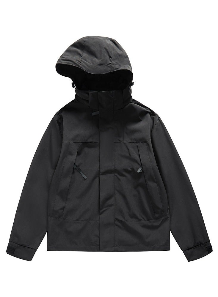 NIBEMINENT Outdoor Stormtroopers Couples Casual Coat Color Matching Hooded top Breathable Windproof Waterproof Antifouling Climbing Clothing  - Image 1