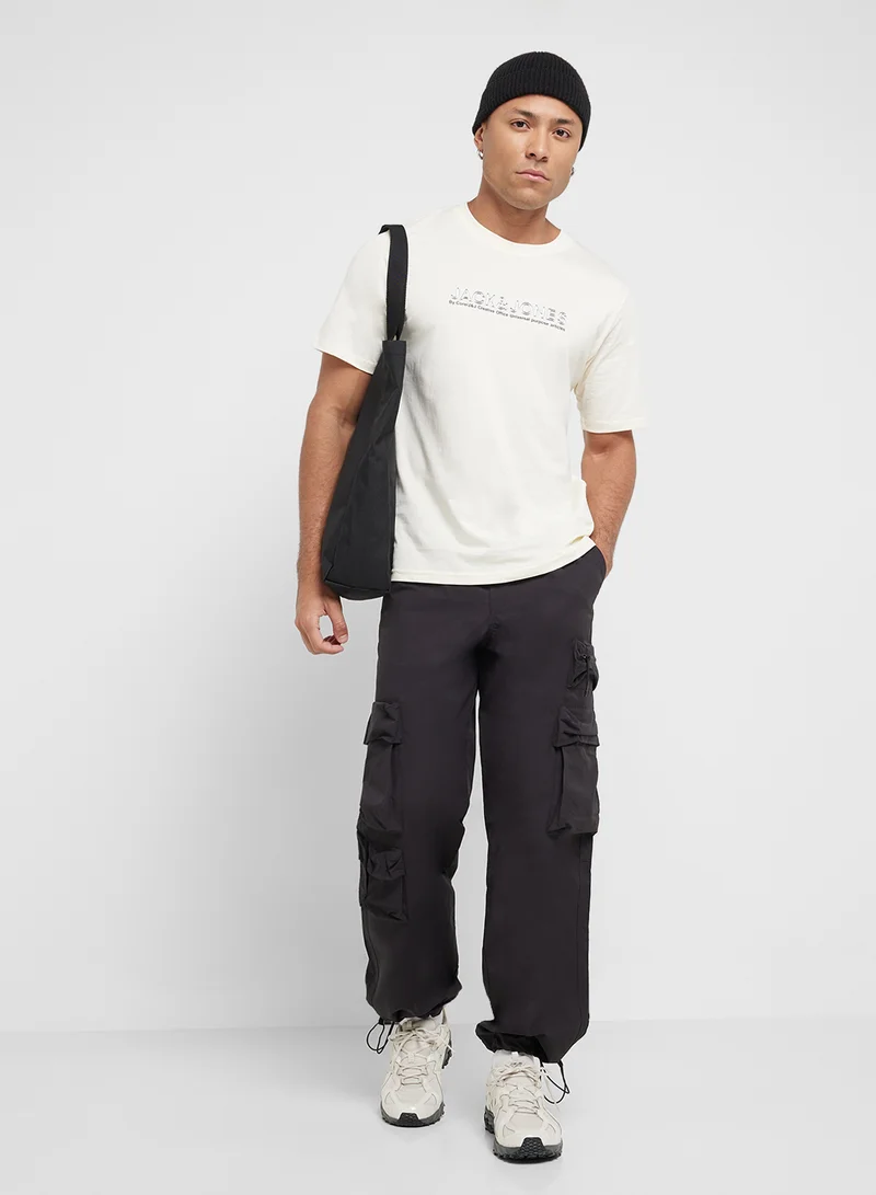 JACK & JONES 4 Pack Jcodynamic Branding Tee Ss Crew T-Shirt