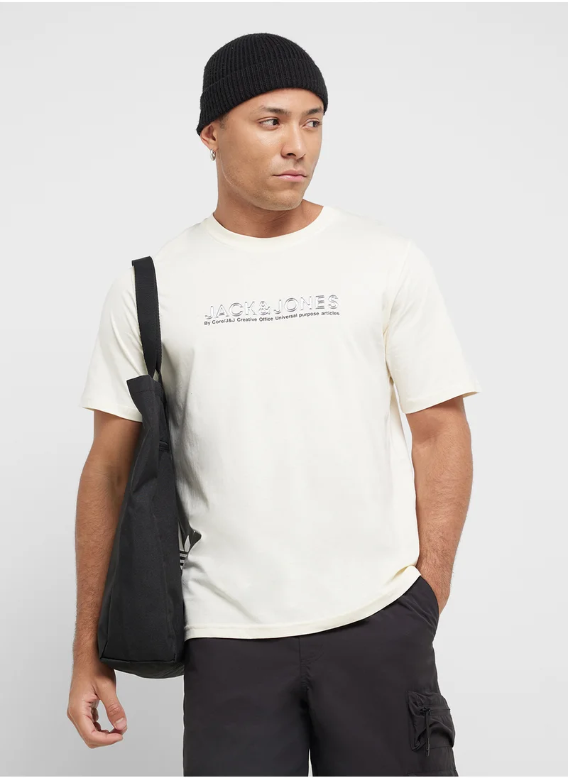 JACK & JONES 4 Pack Jcodynamic Branding Tee Ss Crew T-Shirt