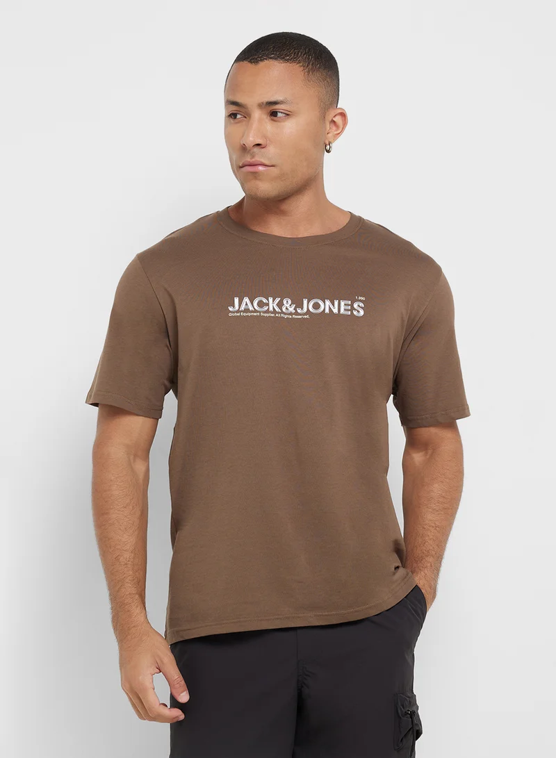 JACK & JONES 4 Pack Jcodynamic Branding Tee Ss Crew T-Shirt
