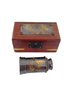 ZORDIK ZORDIK Nautical Brass Finished Premium Telescope Handmade Antique Look Vintage Telescope with Luxury Wooden Box  - Image 5