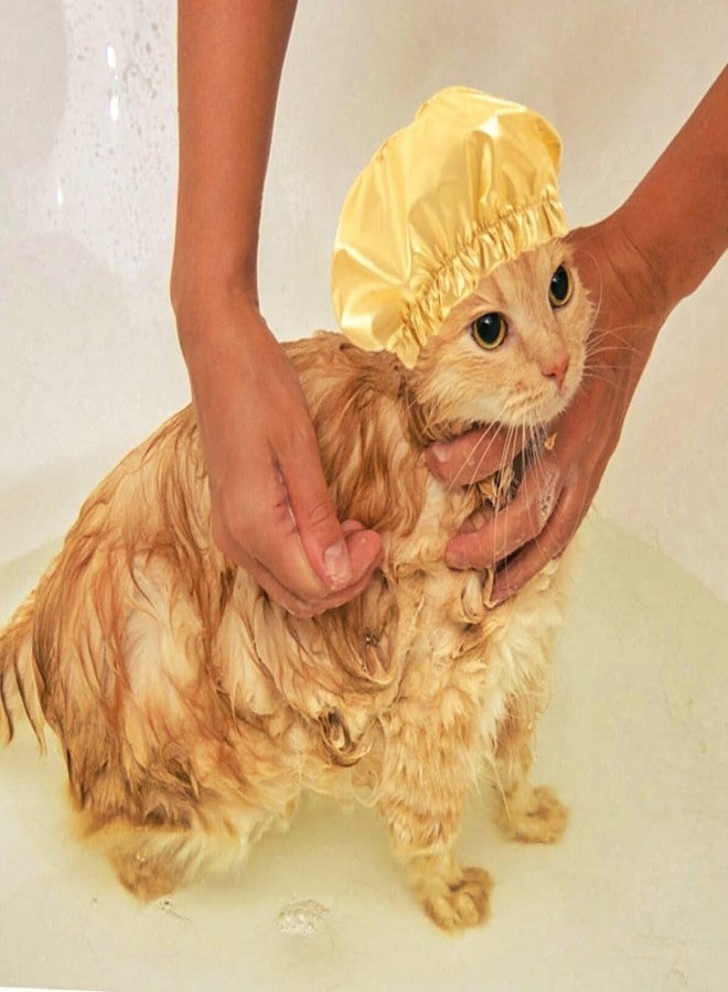 HALONTIN Dog Shower Cap, Dog Ear Covers for Bath, Reusable Shower Cap for Ear Protection Waterproof and Adjustable Cat Earmuffs for Grooming - Image 4