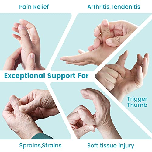 DrFinger Thumb Spica Splint Brace fit Left & Right Hand, Trigger Thumb and Wrist Support, Thumb Immobiliser for De Quervains Tenosynovitis Tendonitis, Broken Thumb Stabilizer, for Women & Men- L/XL - Image 5