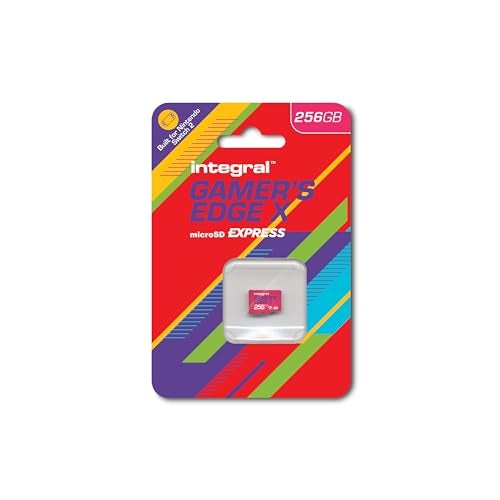 Integral 256GB Gamer's Edge X Micro SD Express Card for Nintendo Switch 2, up to 890MB/s Read, 750MB/s Write, 4K Video, A2, NVMe PCIe, High-Speed Gaming, Reduce Download Times, Ultra-Fast Storage - Image 1