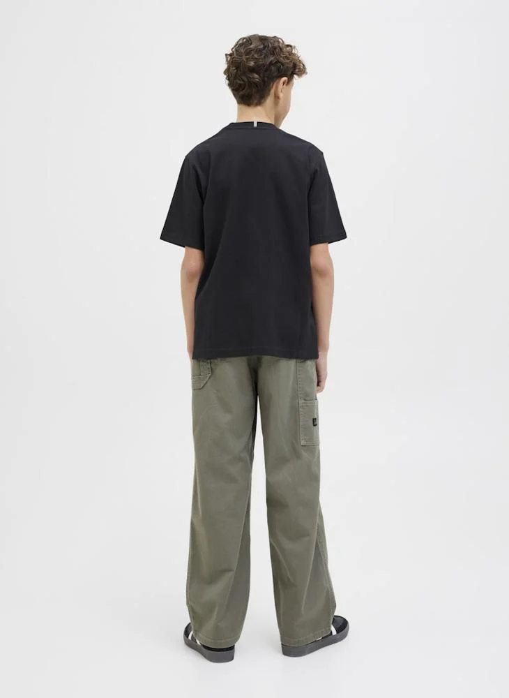 Jack & Jones Junior Youth Logo Crew Neck T-Shirt