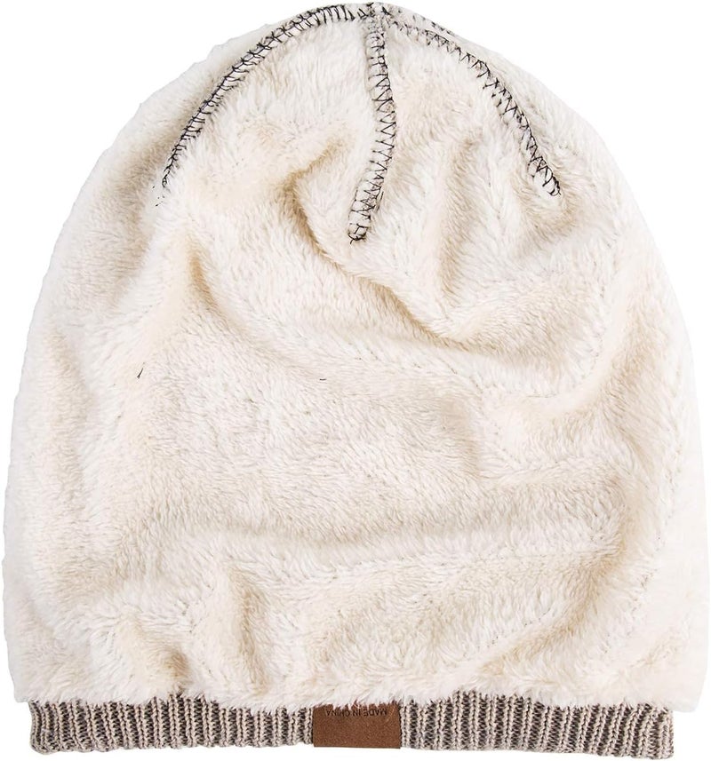REDESS Beanie Hat for Men and Women Winter Warm Hats Knit Slouchy Thick Skull Cap - Image 4
