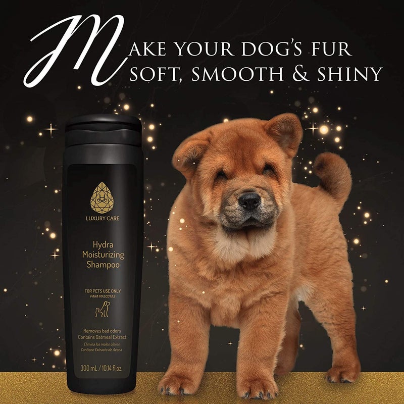 Hydra Luxury Care Moisturizing Dog & Cat Shampoo, Moisturizes with Oatmeal Extracts, Safe for Younger and Hypoallergenic Pets, 300 ml - Image 2