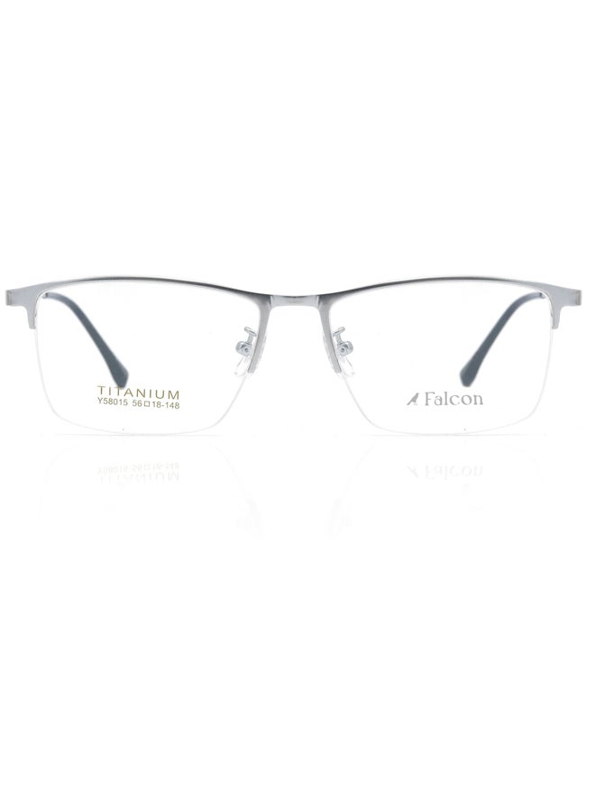 Falcon Square  Mens Titanium Optical Frame  Half Rim - Image 1