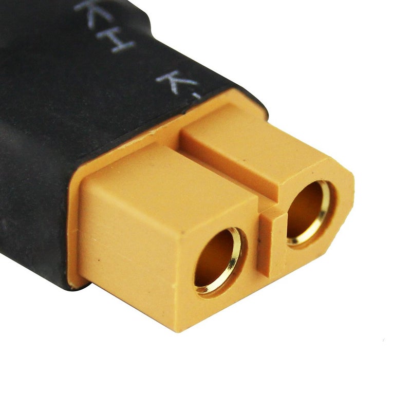 OliYin 3pcs Compatible with TRX Male to XT60 Female Connector RC Wireless Charger Adapter LiPo(Pack of 3) - Image 3