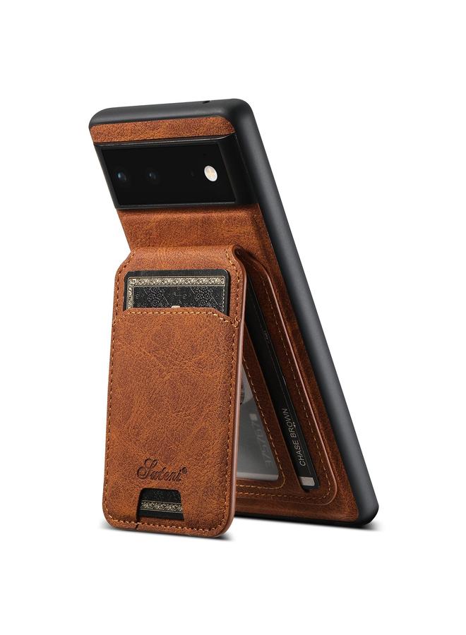 Suteni Case For Google Pixel 9 Pro XL H16 Litchi Texture Leather Detachable Wallet Back Phone Case - Image 3