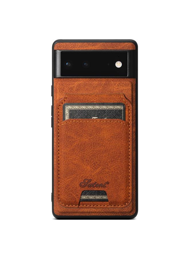 Suteni Case For Google Pixel 9 Pro XL H16 Litchi Texture Leather Detachable Wallet Back Phone Case - Image 1