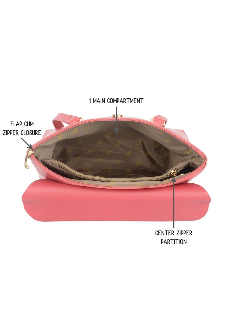 Baggit - Lxe Delgado Ora 5 SH (Coral) - Image 1