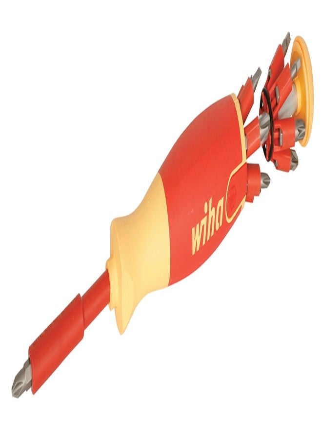 Wiha 38050 14 Piece Insulated Pop-up Bit Holder Set Slotted, Phillips, Square, Pozidriv. - Image 2