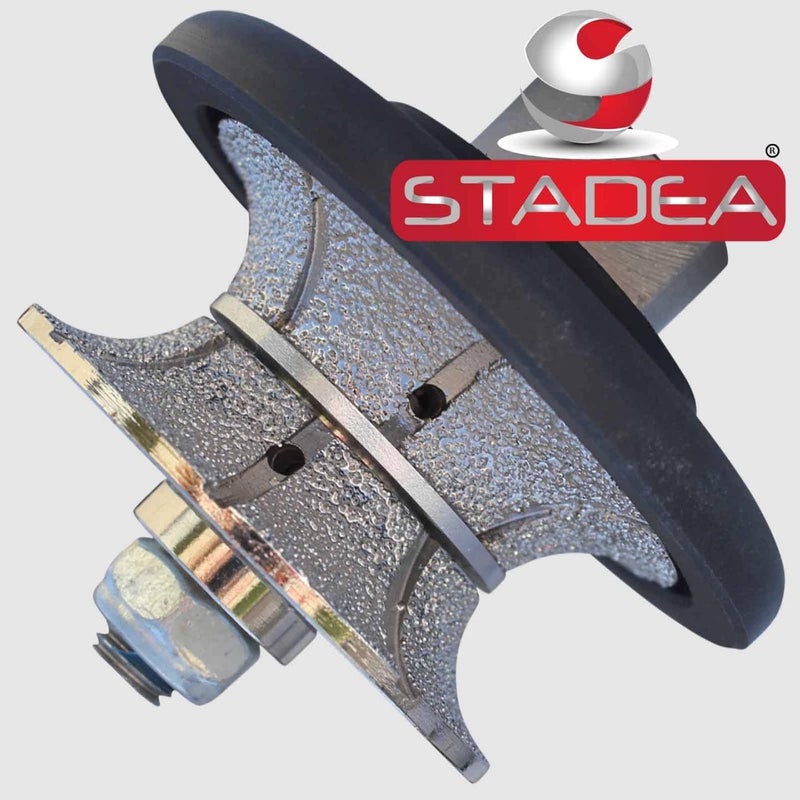 Stadea Granite Diamond Profile Wheel Cove Grinding Wheel L25 25 MM 1 for Grinder Marble Stone Shaping Profiling - Image 2