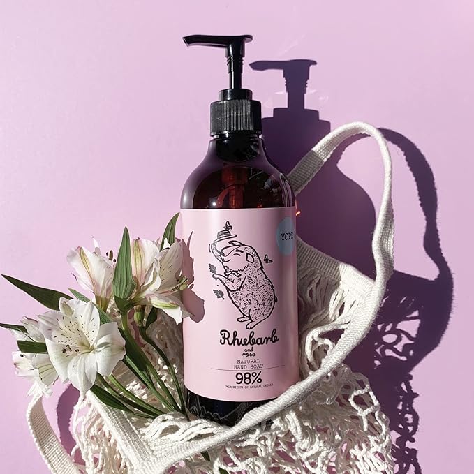 YOPE غسول يدين طبيعي من YOPE مستخلص اليوسفي بروفيتامين B5 pH محايد مرطب مهدئ من اليوسفي والتوت 500 مل - Image 3