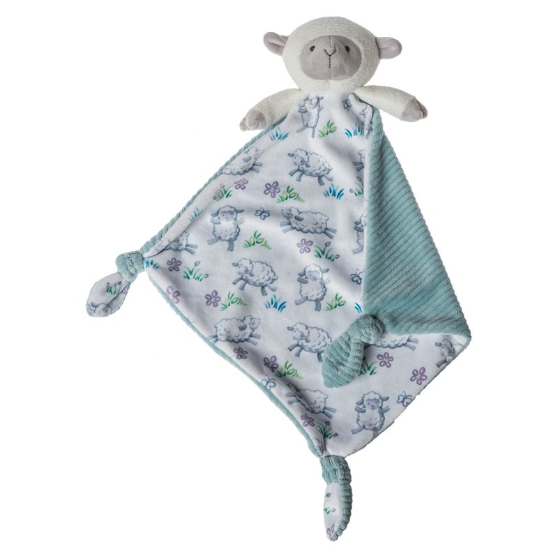 Mary Meyer Little Knottie Lovey Security Blanket 10 x 10Inches Lamb 43204