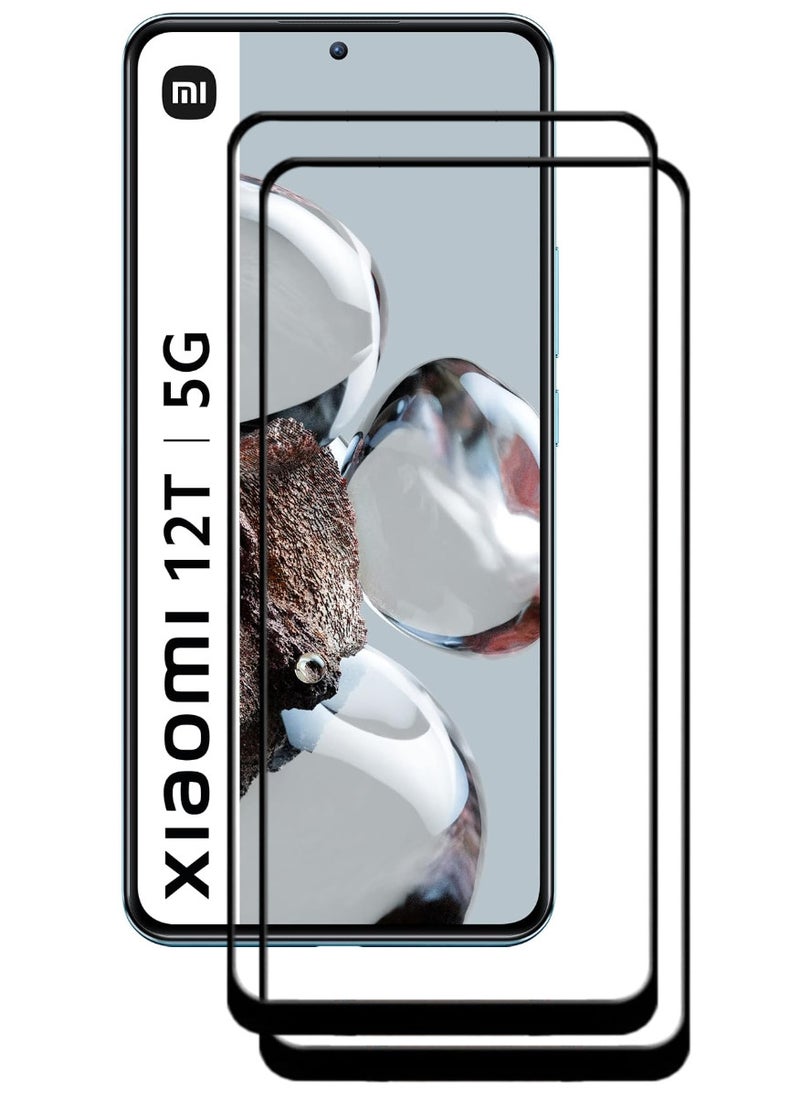 ACLIX 2 Pieces Antistatic ESD Dustproof Premium Quality High Definition Tempered Glass Screen Protector Designed For Xiaomi 12T - Image 1