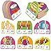 Kasfalci CVCC CCVC Puzzle Cards for Kids Word Phonics Games Speech Therapy Toys for Toddlers 4 Alphabet Letter Word Puzzles Learning Spelling Games - Image 2
