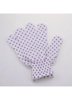 STORE77 STORE77® Exfoliating Bath Gloves Body Scrub Loofah Sponge,Luxury Spa Hand Gloves Dead Skin Cell Remover Health Care Gloves, Massage Scrubber and Improves Blood Circulation 2 Pair 4 Pcs Random Design  - Image 2