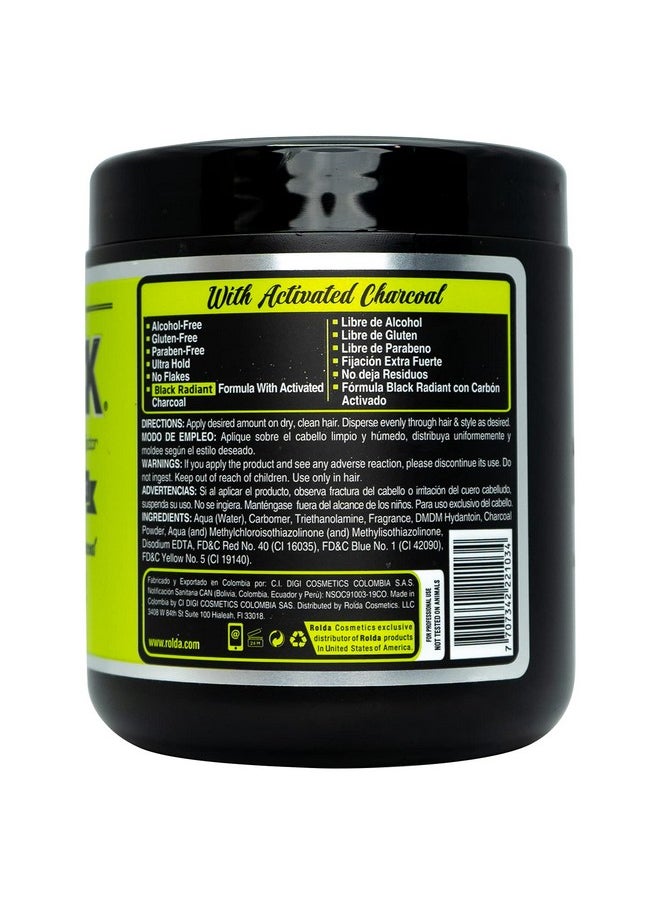 Rolda Olda Black Styling Hair Gel Extra Strong Hold 17.6Oz  - Image 3