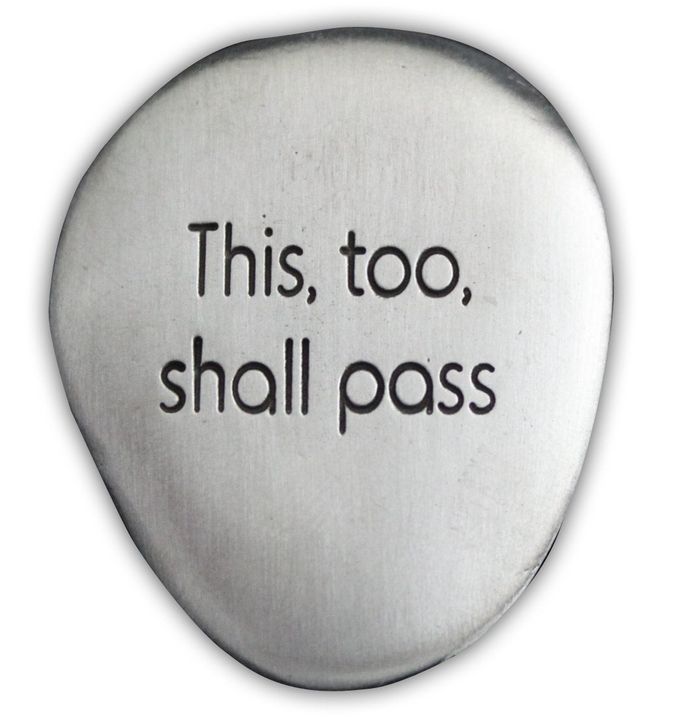 Cathedral Art Shall Pass Soothing Stone, 1-1/2-Inch, SS125 - Image 1