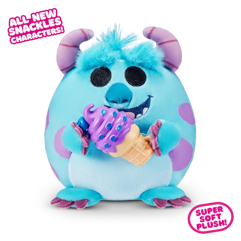 Snackles Licensed Character Disney 5-inch Plush by ZURU, Plush with Snack Accessory - Image 4