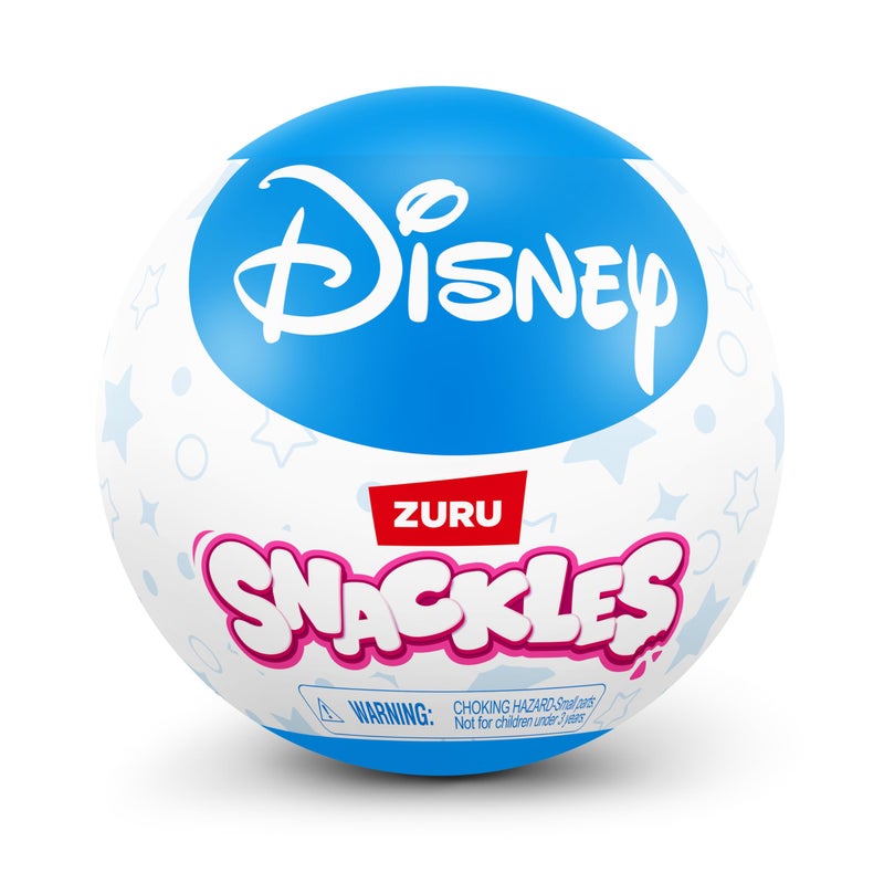 Snackles Licensed Character Disney 5-inch Plush by ZURU, Plush with Snack Accessory - Image 2