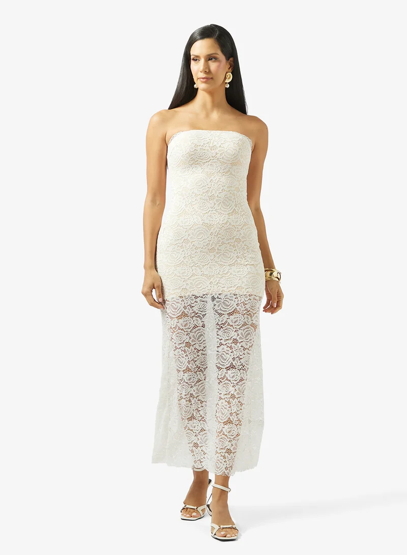 ايلا Bandeau Lace Dress