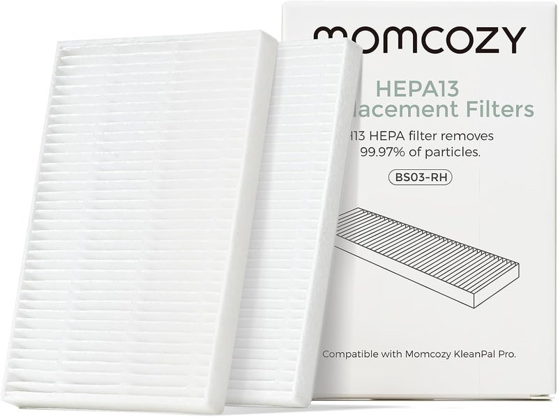 Momcozy استبدال فلتر الهواء Momcozy KleanPal Pro 9997 فعالية الترشيح لغسالة زجاجات الأطفال آمنة وسهلة التركيب فلتر عالي الجودة لزجاجات الأطفال النظيفة 2 عبوة - Image 1