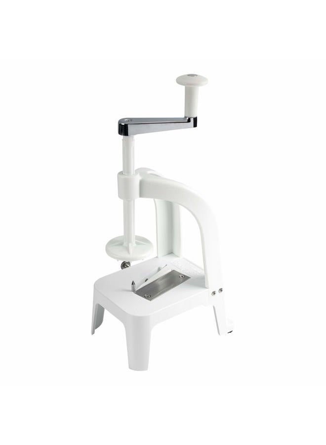 Benriner Horizontal BN-8W Spiral Vegetable Slicer, White, ABS Plastic - Image 1