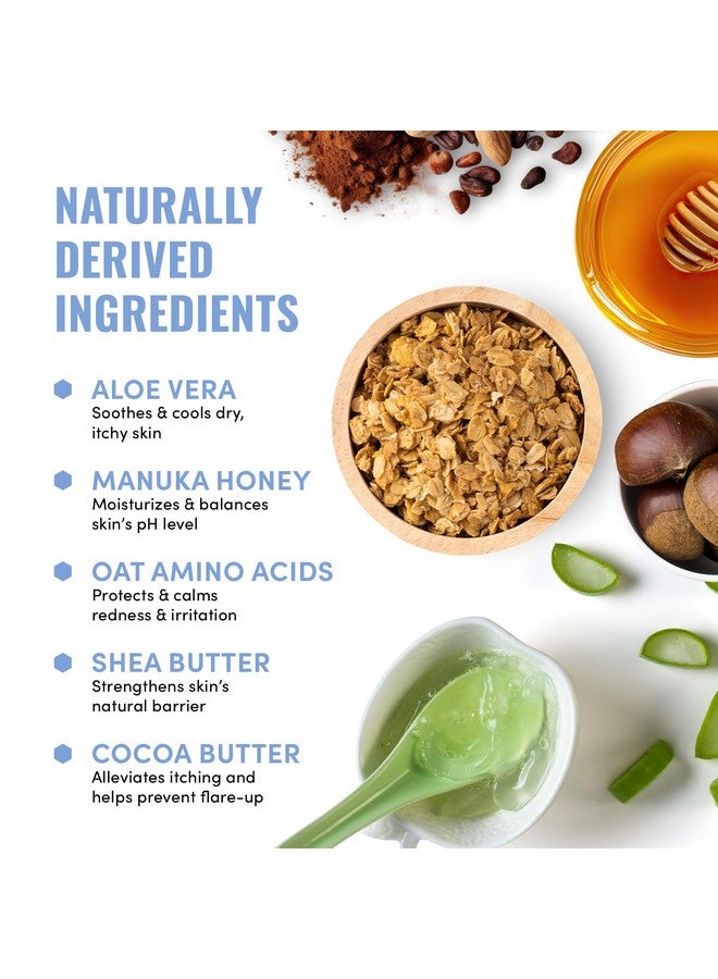 Wild Naturals Eczema Cream For Baby - Baby Eczema Cream For Dry Skin, Diaper Rash & Itchy Skin - Baby Moisturizer Body Butter - Calming Baby Lotion For Sensitive Skin, Long-Lasting Moisture & Itch Relief (4Oz) - Image 5